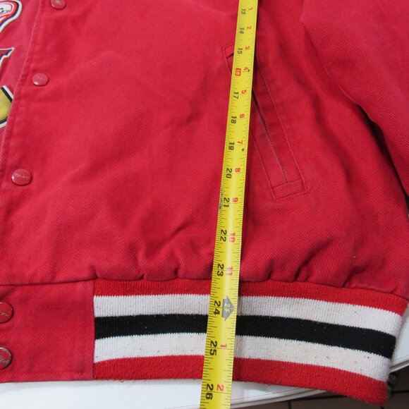 Big Boy Swac Southwestern Athletic Conference Jacket Red Alabama Varsity Men 2XL - Picture 14 of 15